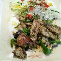 お母さんはおこり虫's cooksnap of when they made 豚のヒレ肉と夏野菜のソテー.