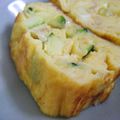 キャシーキャサリン's cooksnap of when they made シンプルにズッキーニの卵焼き.