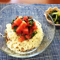 しおり☆☆☆☆'s cooksnap of when they made さっぱりトマトそうめん.