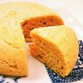 shibuchica's cooksnap of when they made 炊飯器でHMとココナッツオイルのシフォン.