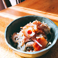 sonosa's cooksnap of when they made ささみ・ちくわ・キムチ・もやしの和え物.