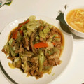 Ruri03's cooksnap of when they made キャベツと舞茸の油揚げ入り煮浸し.