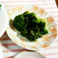 SP♪'s cooksnap of when they made ブロッコリーの青のりあえ.
