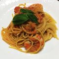 ざきすけ's cooksnap of when they made アメリケーヌソースの海老パスタ.