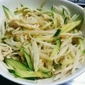 hozunyam's cooksnap of when they made もやしときゅうりの定番ナムル.