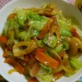 ◇紗羅◇'s cooksnap of when they made レタスのオイスターソース味焼きそば.