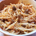 はっ葉ちゃん's cooksnap of when they made ちょい辛*もやしのレンジ蒸し.