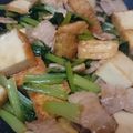 りくママ☆まぁ's cooksnap of when they made 豚こま・厚揚げ・ターサイの炒めもの.