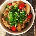 maiyuuu's cooksnap of when they made カンタン甘辛豚丼.