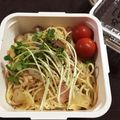 ___usagi's cooksnap of when they made 玉葱とベーコンキノコの塩麹パスタ.