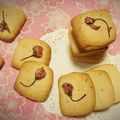 ♡Mio＠K♡'s cooksnap of when they made 桜あんを使って♡しっとり桜クッキー.