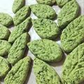 pupumon's cooksnap of when they made ほうれん草の リーフクッキー.