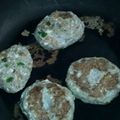 にこちゃん111's cooksnap of when they made 栄養満点♪　いわしと豆腐のハンバーグ.
