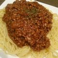 chaco706's cooksnap of when they made 濃厚絶品！我家流ミートソースパスタ.