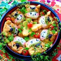 きゃんもなか's cooksnap of when they made 仲良し おいなりさん.