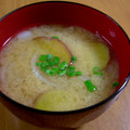 でかおちば's cooksnap of when they made **おさつと新玉ねぎのお味噌汁**.
