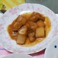 えり0313's cooksnap of when they made 大根と鶏もも肉の照り照り煮♪.