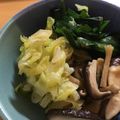 あやちろげ's cooksnap of when they made 春キャベツとにらの煮びたし.