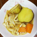 あんずちゃんママ's cooksnap of when they made ほっこり♪新じゃがと油揚げの煮物.