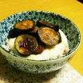 samemoon's cooksnap of when they made 十六穀ごはんで✿なすとろろ丼.
