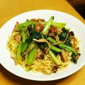 samemoon's cooksnap of when they made ＊豚肉と小松菜の醤油焼きそば＊.