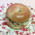 龍青空ママ's cooksnap of when they made ランチにも♬アボカドベーグルサンド.
