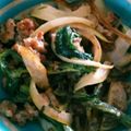 きえまま's cooksnap of when they made 息子が喜ぶ☆豚ほうれん草のマヨ炒め？？.