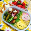リこリこ's cooksnap of when they made キャラ弁♡プーさん＆ピグレット♡ツムツム.