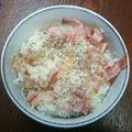 まやしゅうまま's cooksnap of when they made カルボナーラ風♡卵かけご飯.