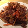 Butterflyd's cooksnap of when they made 和味☆牛ごぼうきんぴら.