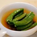 3life's cooksnap of when they made スナップえんどうの柚子胡椒びたし.