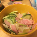 クックPAEB8K☆'s cooksnap of when they made 簡単！コーンときゅうりとハムのサラダ.