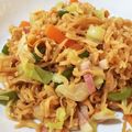 あめむし's cooksnap of when they made アレンジ！チキンラーメン焼きそば.