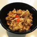 ｙａｓｓａｎパパ's cooksnap of when they made しっかり味☆鳥とごぼうの炊き込みご飯.