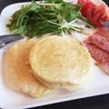Kanicka's cooksnap of when they made 卵•HMなし！ふわもちお豆腐パンケーキ♡.