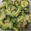 PanBlue's cooksnap of when they made 沖縄仕込み　ゴーヤの簡単美味しい食べ方.