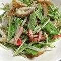 ｼｮｺﾗmode's cooksnap of when they made ＊水菜と竹輪のもりもりサラダ＊.