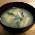 クックDAD's cooksnap of when they made 朝食に♪ ニラ 椎茸 油揚げの お味噌汁.
