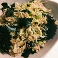 ruminorth's cooksnap of when they made もやしとノリのポン酢炒め.