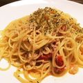 mino1mino's cooksnap of when they made カニ缶で贅沢気分スパゲッティ♪.