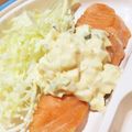 あめむし's cooksnap of when they made 鮭のムニエル、タルタルソースかけ、簡単.