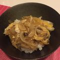 クックHPFZAI☆'s cooksnap of when they made 簡単！節約！めんつゆで！親子丼風玉ねぎ丼.