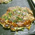 ウッシー母's cooksnap of when they made 米粉と長いものお好み焼き.