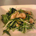 itomin's cooksnap of when they made 水菜と油揚げのシャキシャキ炒め！.