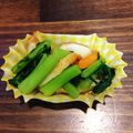 raspberryjam's cooksnap of when they made めんつゆだけでかぶの葉の炒めもの.