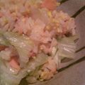 はやぶさママ's cooksnap of when they made 鮭とレタスのチャーハン♪.