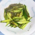 NAGIBE's cooksnap of when they made めかぶときゅうりのゴマ油和え.