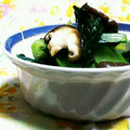 yangpa's cooksnap of when they made 小松菜ときのこの☆からしポン酢和え.