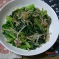 さちっも's cooksnap of when they made 小松菜と豚肉の中華風.