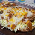 ジョンリークッカー's cooksnap of when they made キャベツとハヤシのチーズトースト.